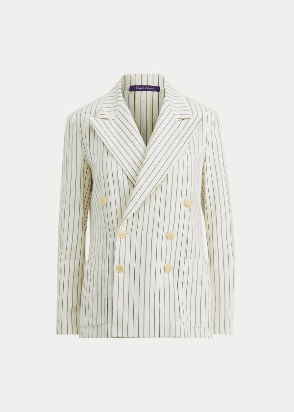 Women's Ralph Lauren Alexi Striped Jackets | 397651PGM